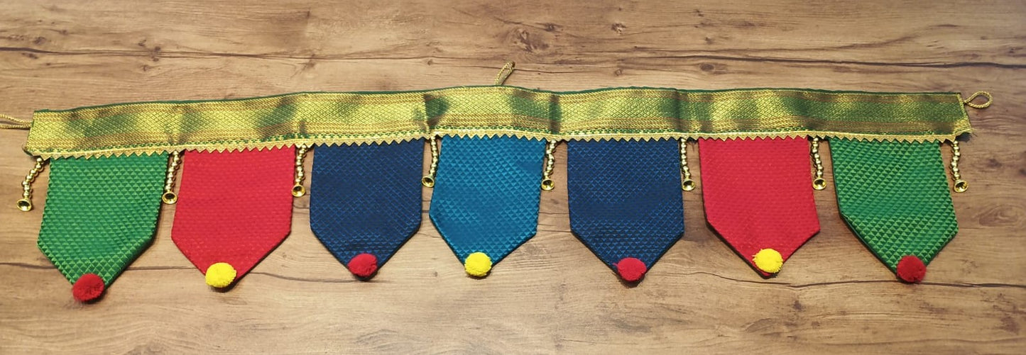 Handcrafted Khun Toran – A Touch of Tradition for Your Doorway (MultiColor1)