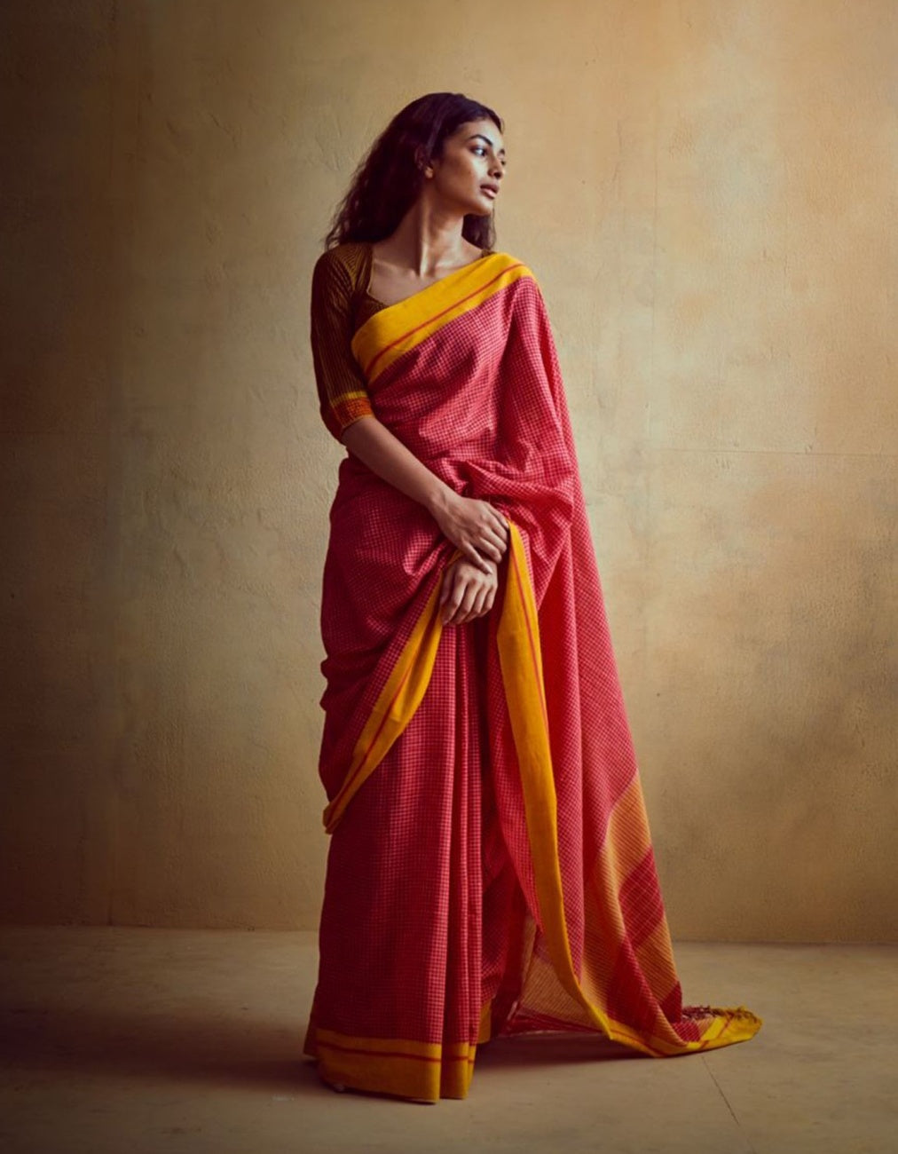 PATTEDA ANCHU SAREE (SURANGI - सुरंगी)