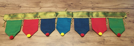 Handcrafted Khun Toran – A Touch of Tradition for Your Doorway (MultiColor1)
