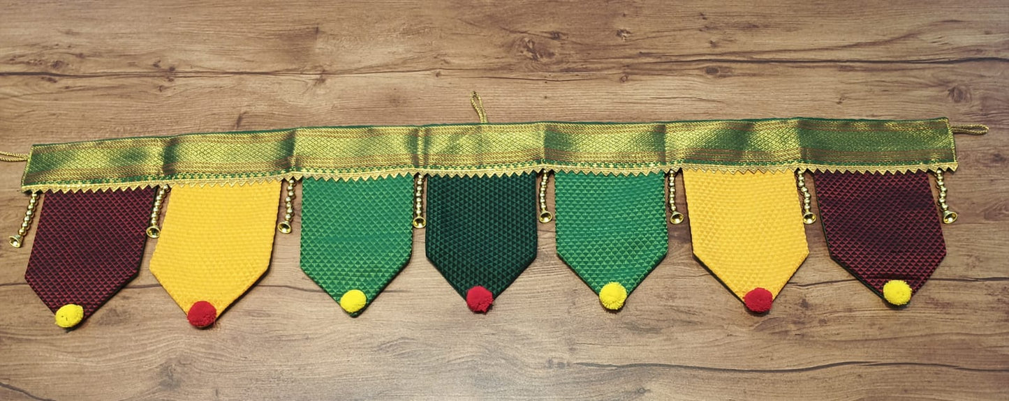 Handcrafted Khun Toran – A Touch of Tradition for Your Doorway (MultiColor4)